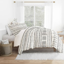 King Arrow Dreams Gray Patterned Soft Duvet Cover Bed Set - Bohemian Patterns