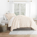 Queen Aztec Dreams Coral Patterned Soft Duvet Cover Bed Set - Bohemian Patterns