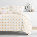 Queen Aztec Dreams Coral Patterned Soft Duvet Cover Bed Set - Bohemian Patterns