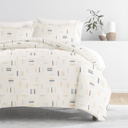 King Geo Dash Clay Patterned Soft Duvet Cover Bed Set - Bohemian Patterns