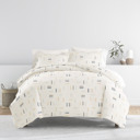 King Geo Dash Clay Patterned Soft Duvet Cover Bed Set - Bohemian Patterns