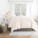 King Classic in Pink Patterned Soft Duvet Cover Bed Set - Classic Patterns