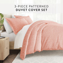 King Pink Buds Pink Patterned Soft Duvet Cover Bed Set - Classic Patterns