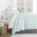 King Starlight Aqua Patterned Soft Duvet Cover Bed Set - Classic Patterns