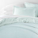 King Starlight Aqua Patterned Soft Duvet Cover Bed Set - Classic Patterns