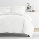 King Vines Aqua Patterned Soft Duvet Cover Bed Set - Classic Patterns