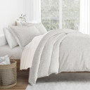 King Vine Trellis Gray Patterned Soft Duvet Cover Bed Set - Classic Patterns