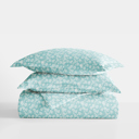 Twin XL Wheatfield Pale Blue Patterned Soft Duvet Cover Bed Set - Classic Patterns