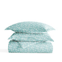 Twin XL Wheatfield Pale Blue Patterned Soft Duvet Cover Bed Set - Classic Patterns