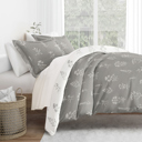  Patterned Soft Duvet Cover Bed Set - Garden Farmhouse