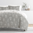  Patterned Soft Duvet Cover Bed Set - Garden Farmhouse