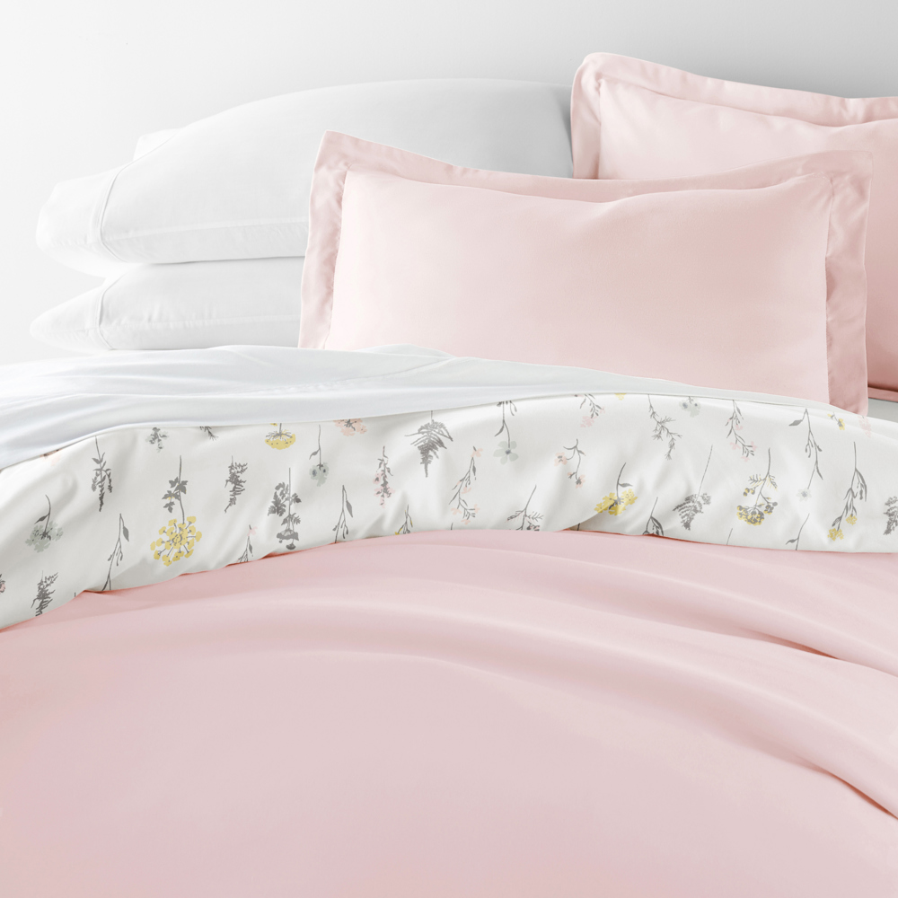 Patterned Soft Duvet Cover Bed Set - Garden Farmhouse