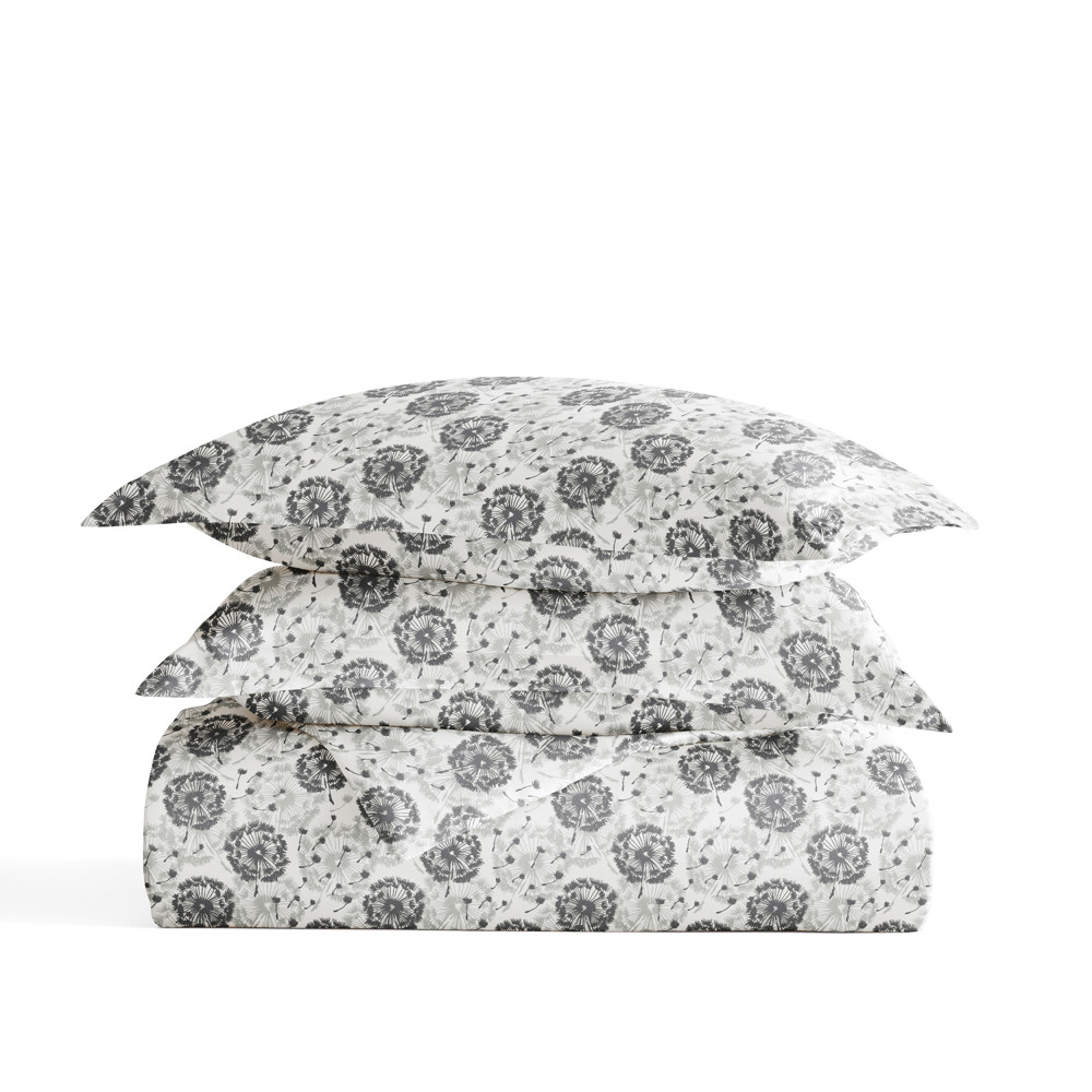 Patterned Soft Duvet Cover Bed Set - Garden Farmhouse