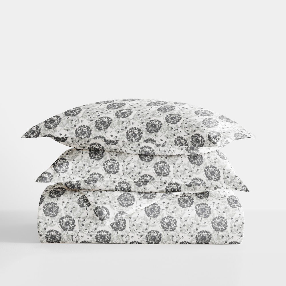 Patterned Soft Duvet Cover Bed Set - Garden Farmhouse