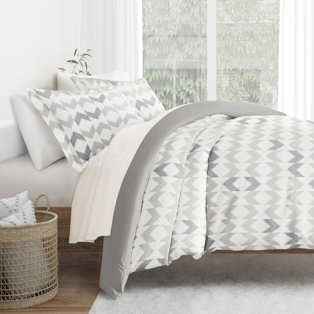 Patterned Soft Duvet Cover Bed Set - Geometric Patterns