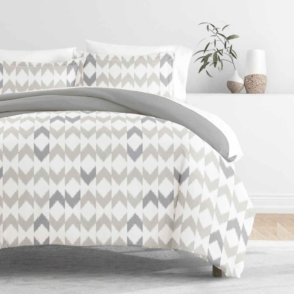 Patterned Soft Duvet Cover Bed Set - Geometric Patterns