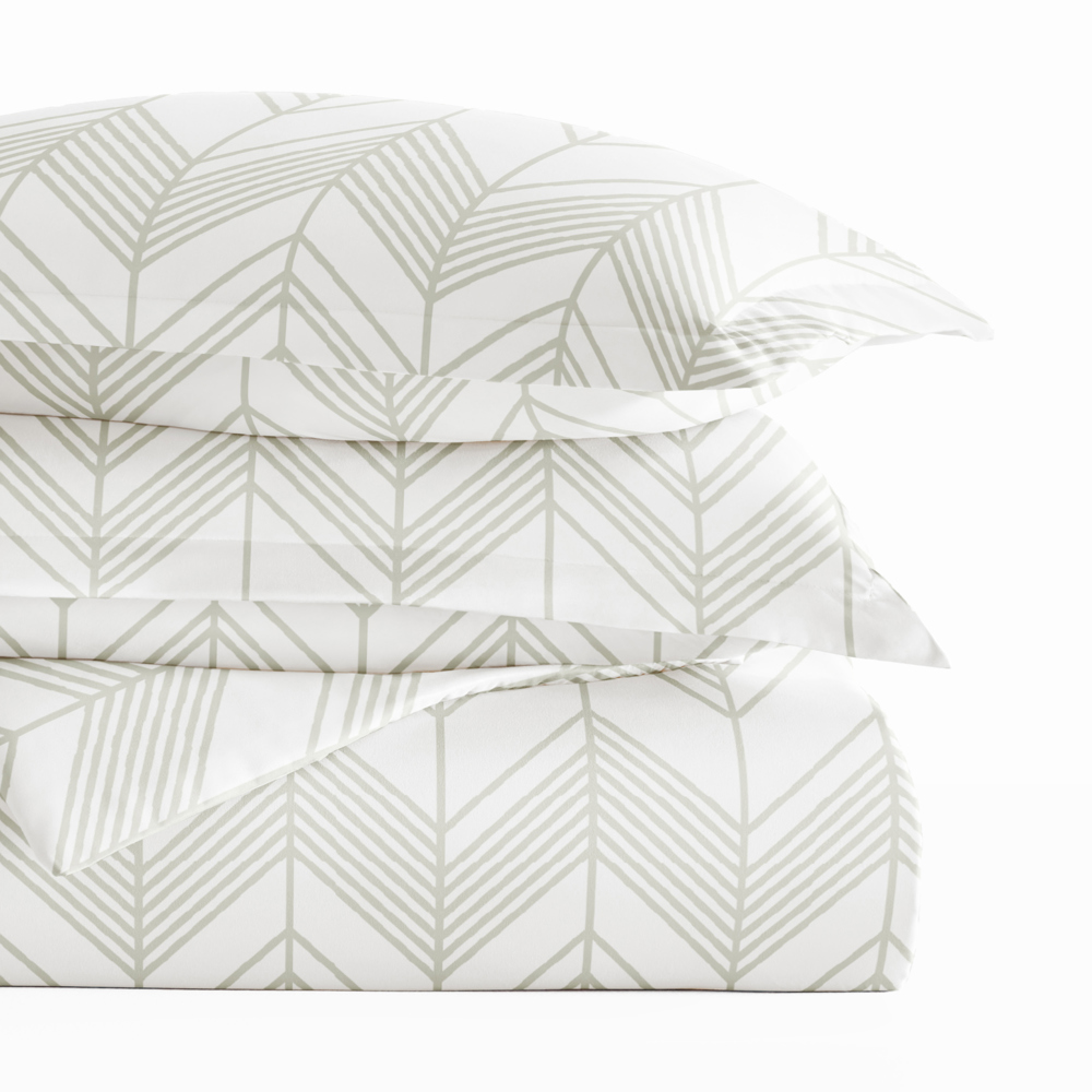 Patterned Soft Duvet Cover Bed Set - Geometric Patterns