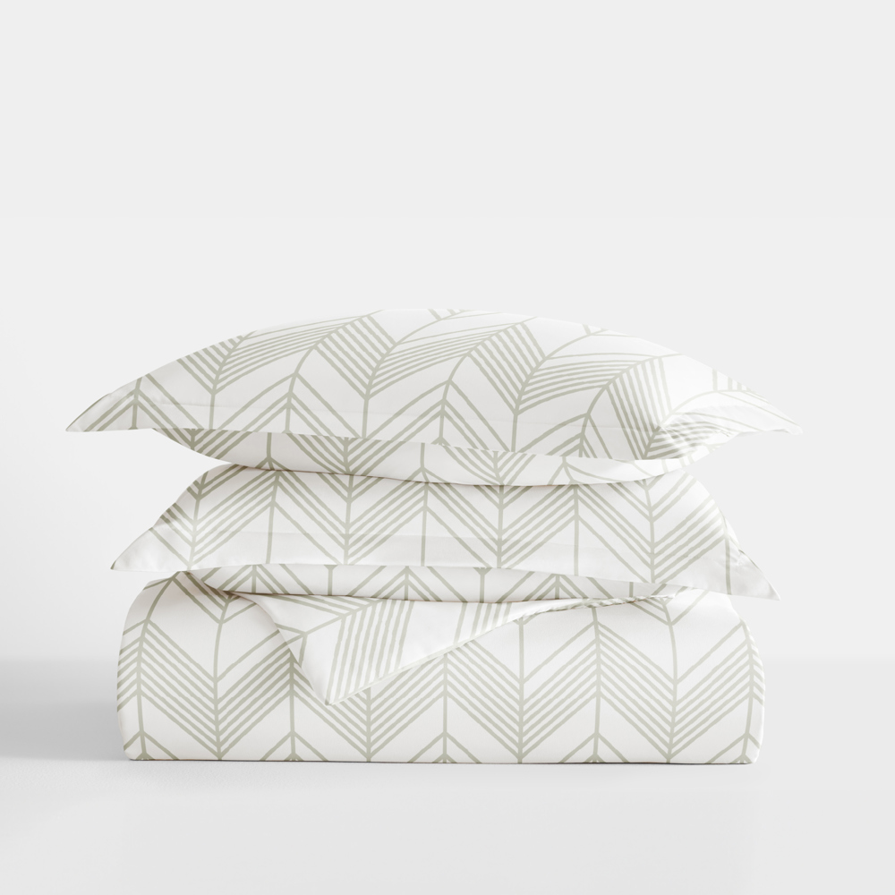 Patterned Soft Duvet Cover Bed Set - Geometric Patterns