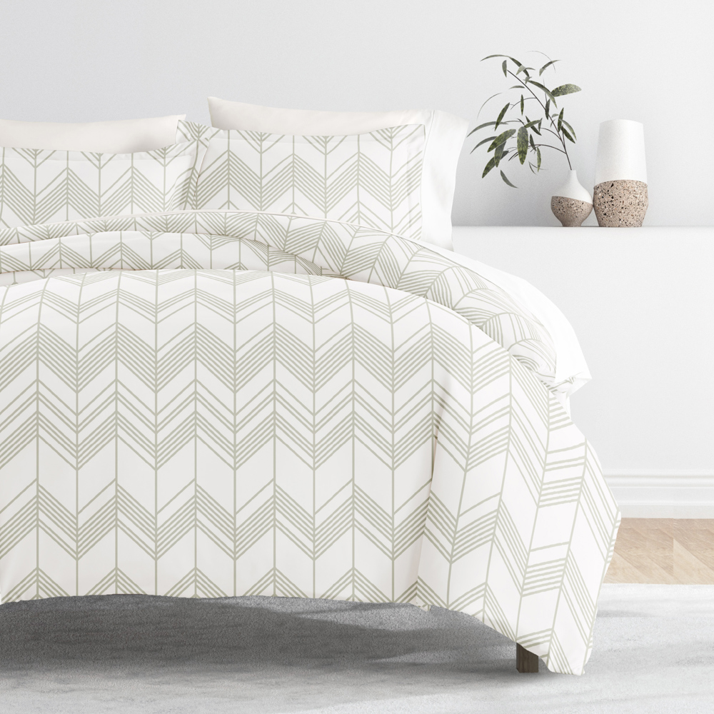 Patterned Soft Duvet Cover Bed Set - Geometric Patterns