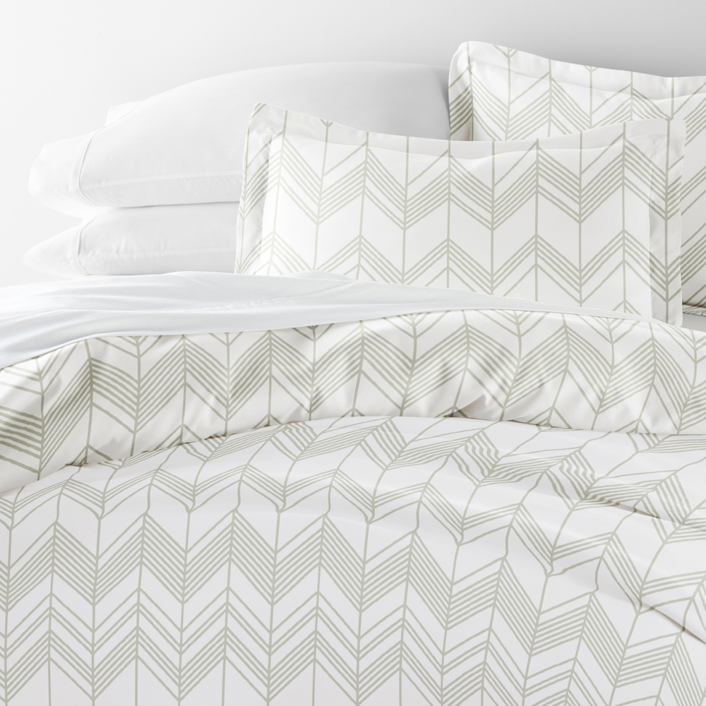 Patterned Soft Duvet Cover Bed Set - Geometric Patterns