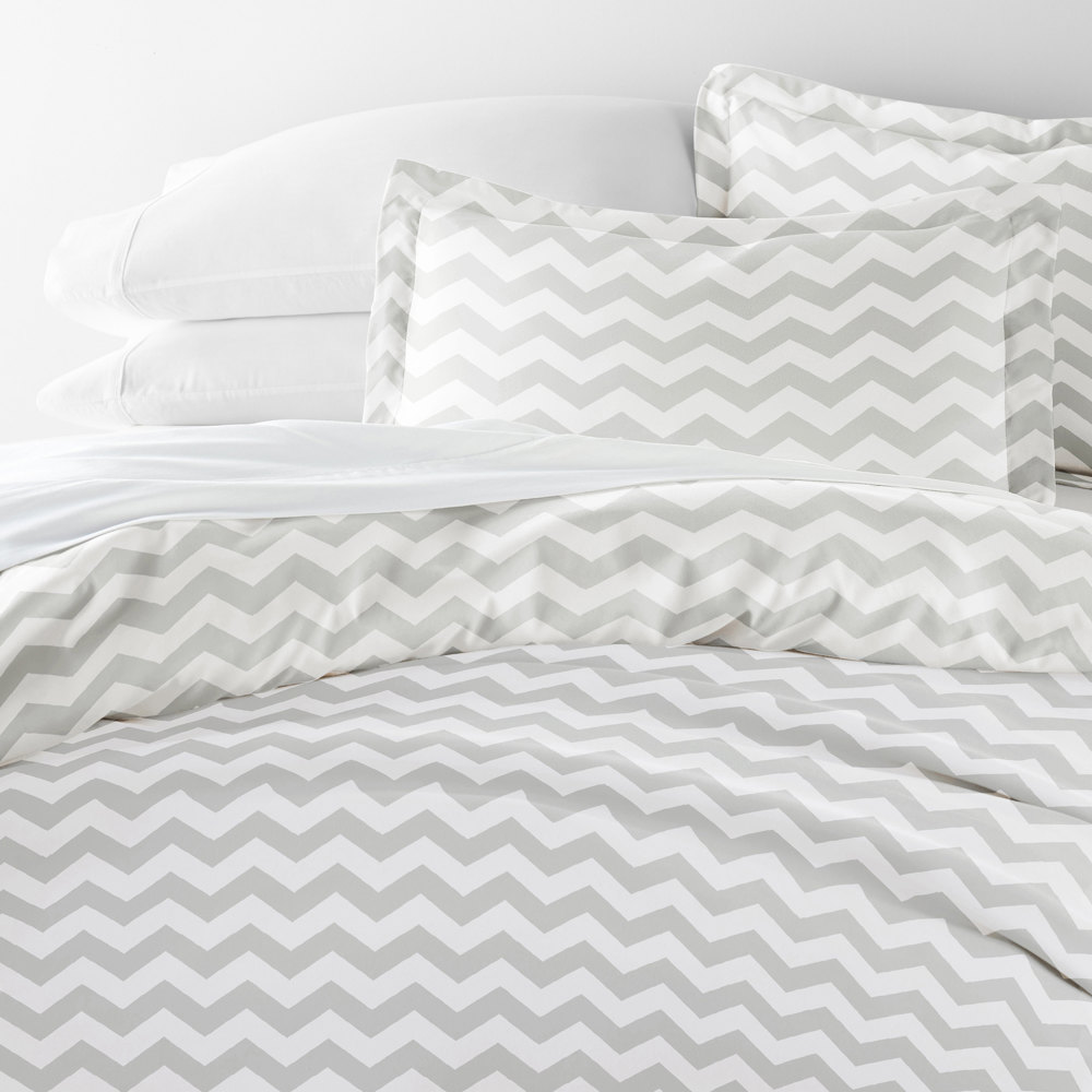 Patterned Soft Duvet Cover Bed Set - Geometric Patterns