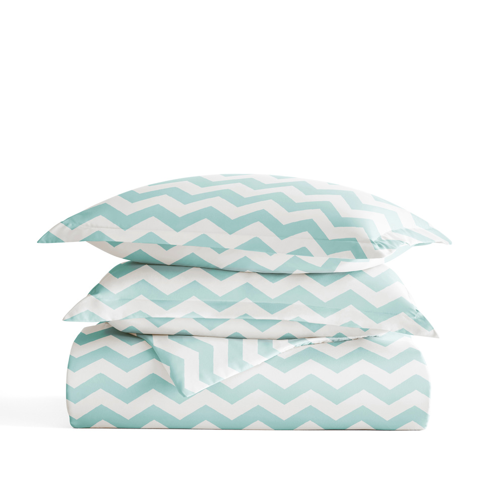 Patterned Soft Duvet Cover Bed Set - Geometric Patterns