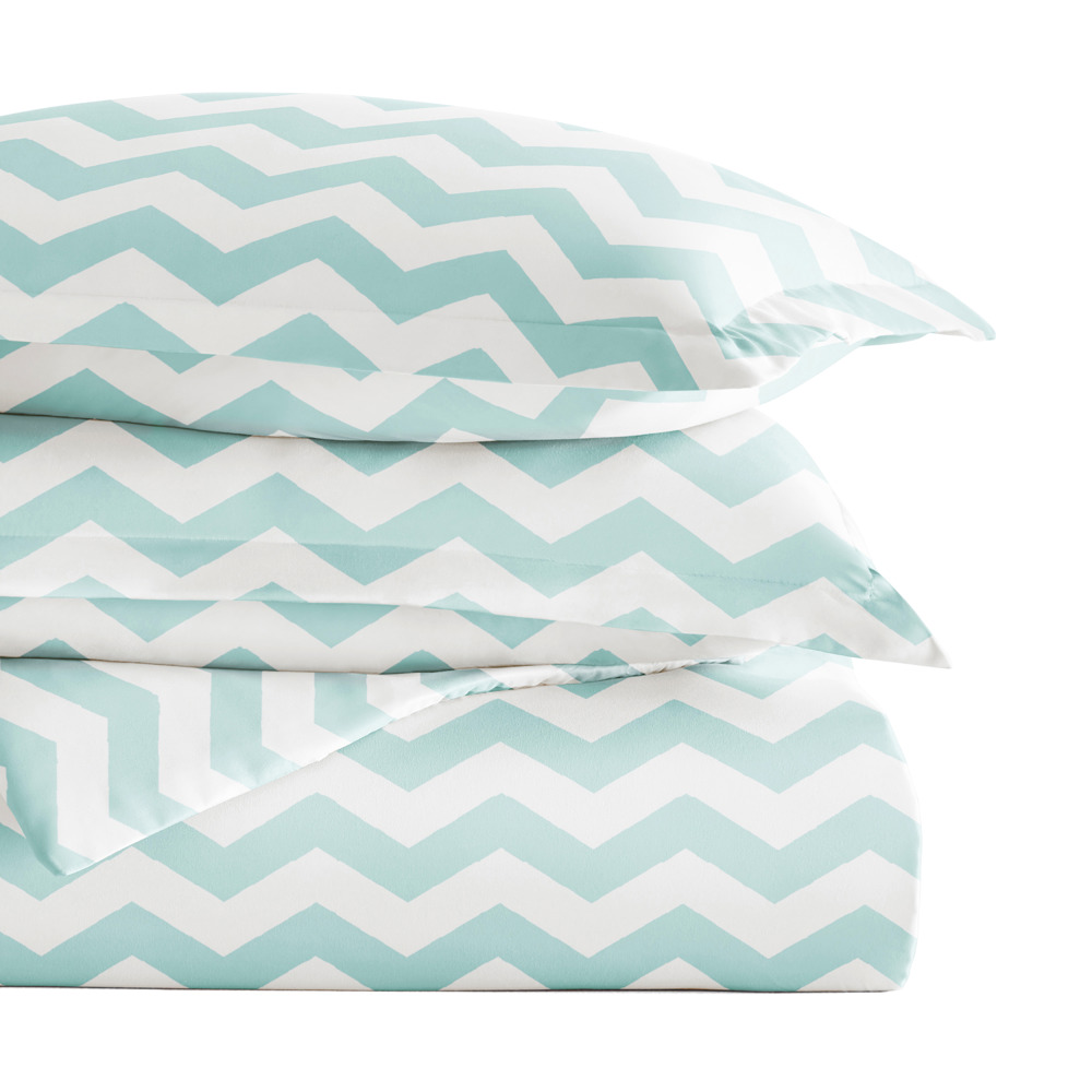 Patterned Soft Duvet Cover Bed Set - Geometric Patterns