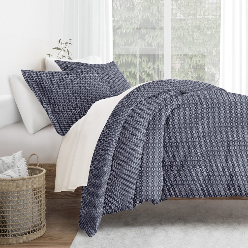 Patterned Soft Duvet Cover Bed Set - Modern Elegance