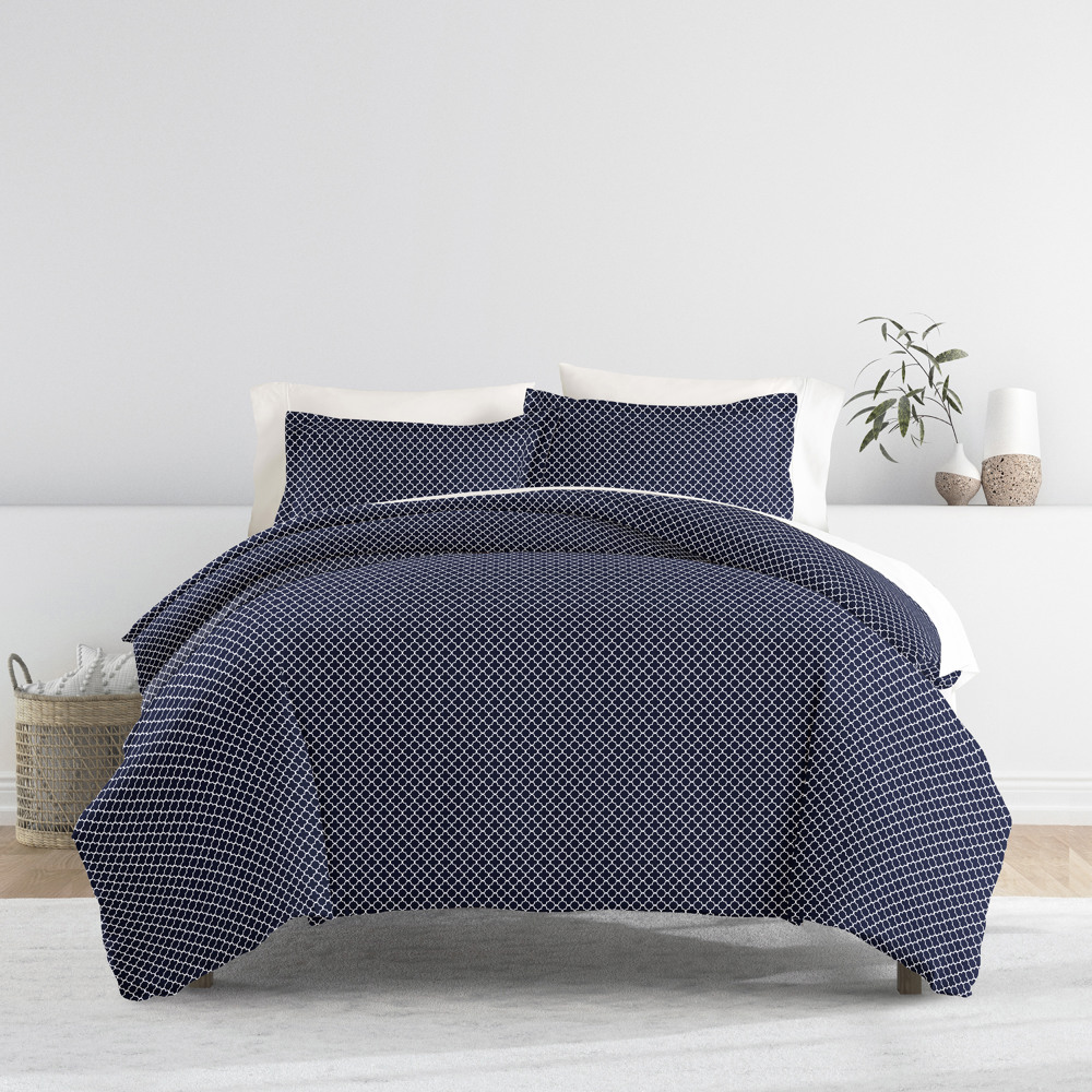 Patterned Soft Duvet Cover Bed Set - Modern Elegance