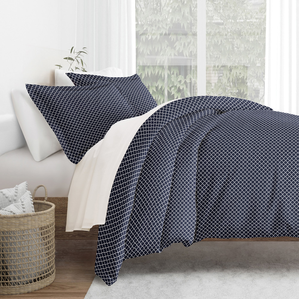 Patterned Soft Duvet Cover Bed Set - Modern Elegance