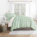 King Thatch Forest Patterned Soft Duvet Cover Bed Set - Modern Elegance