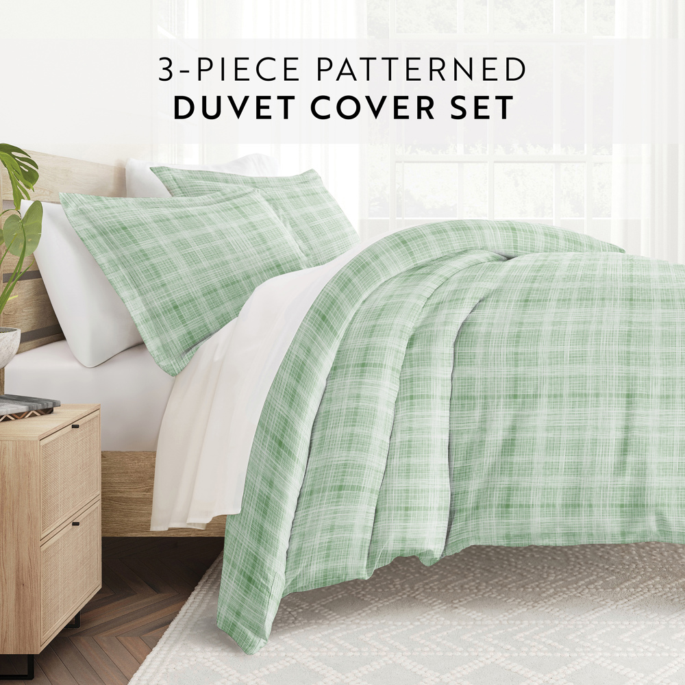 Patterned Soft Duvet Cover Bed Set - Modern Elegance