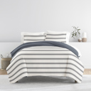  Patterned Soft Duvet Cover Bed Set - Striped Patterns