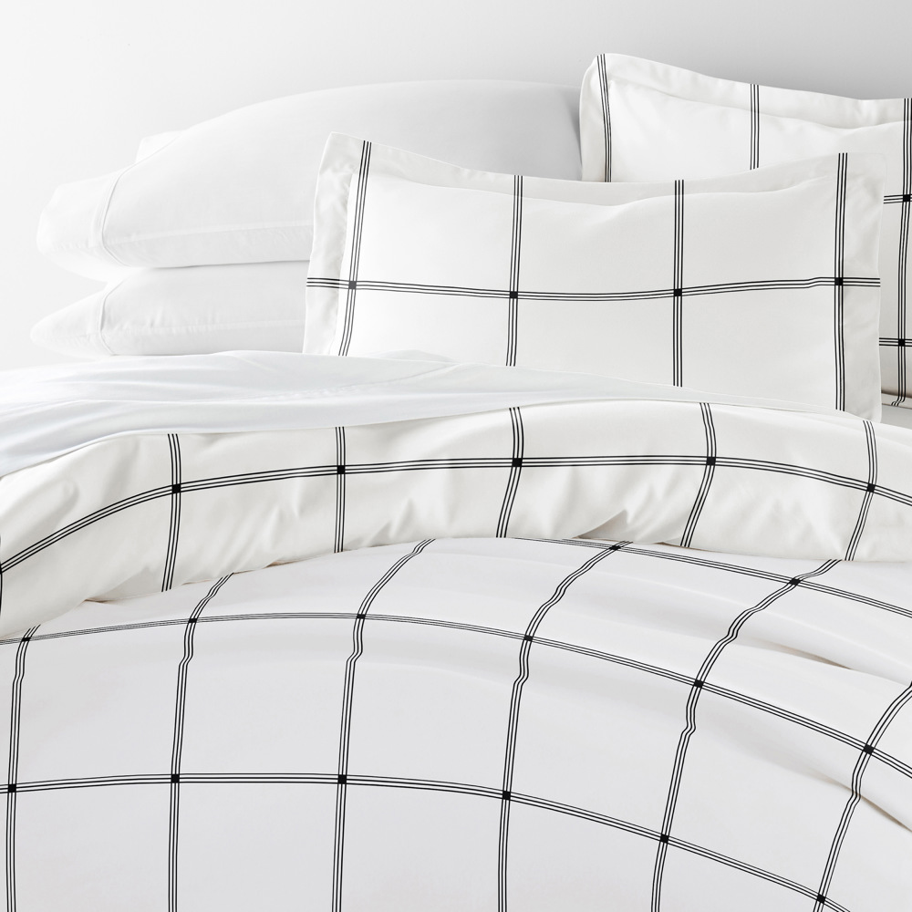 Patterned Soft Duvet Cover Bed Set - Striped Patterns