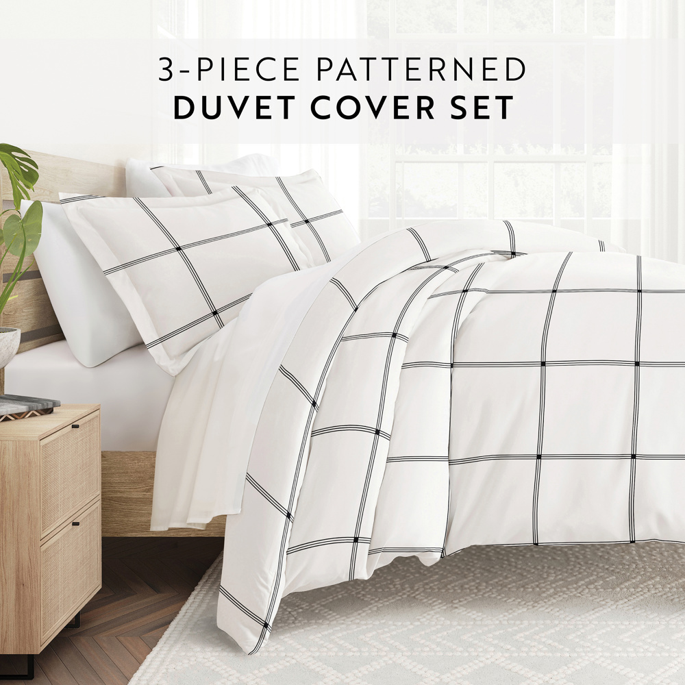 Patterned Soft Duvet Cover Bed Set - Striped Patterns