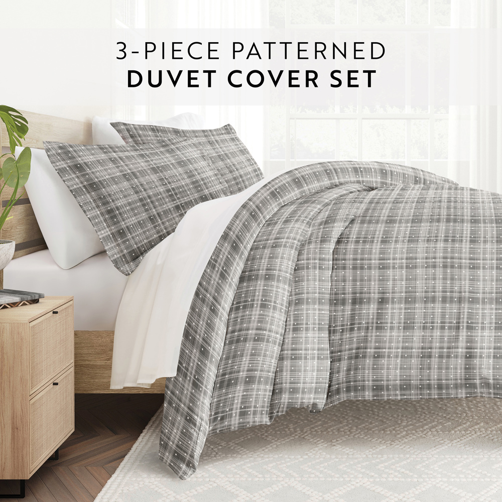 Patterned Soft Duvet Cover Bed Set - Striped Patterns