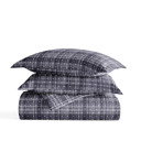 King Polka Dot Navy Patterned Soft Duvet Cover Bed Set - Striped Patterns