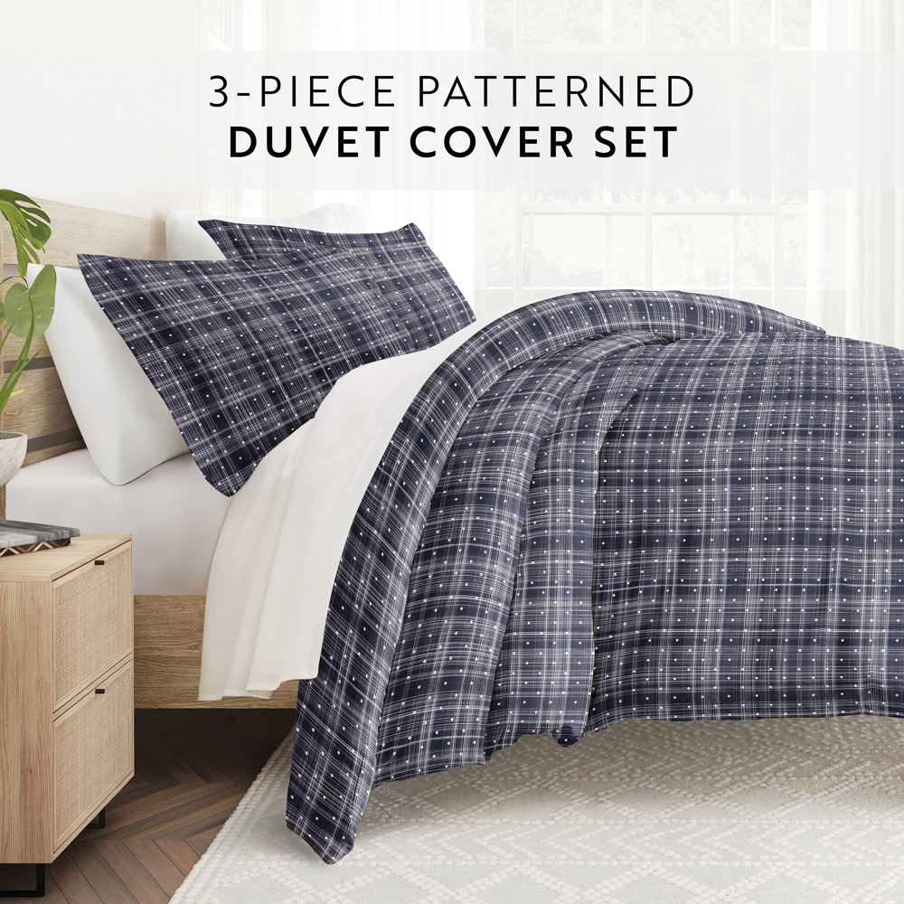 Patterned Soft Duvet Cover Bed Set - Striped Patterns