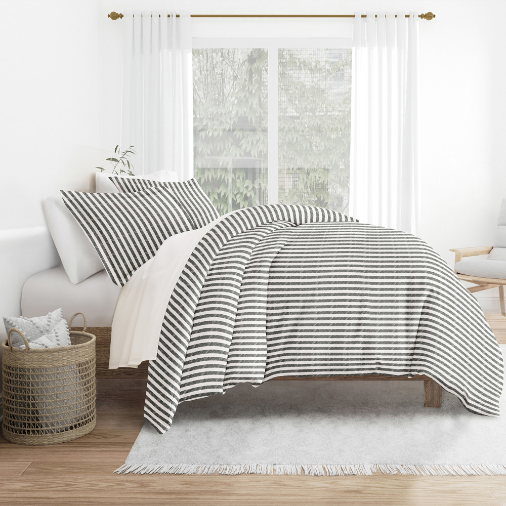 Patterned Soft Duvet Cover Bed Set - Striped Patterns