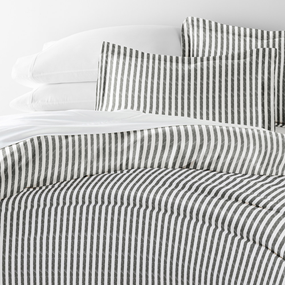 Patterned Soft Duvet Cover Bed Set - Striped Patterns