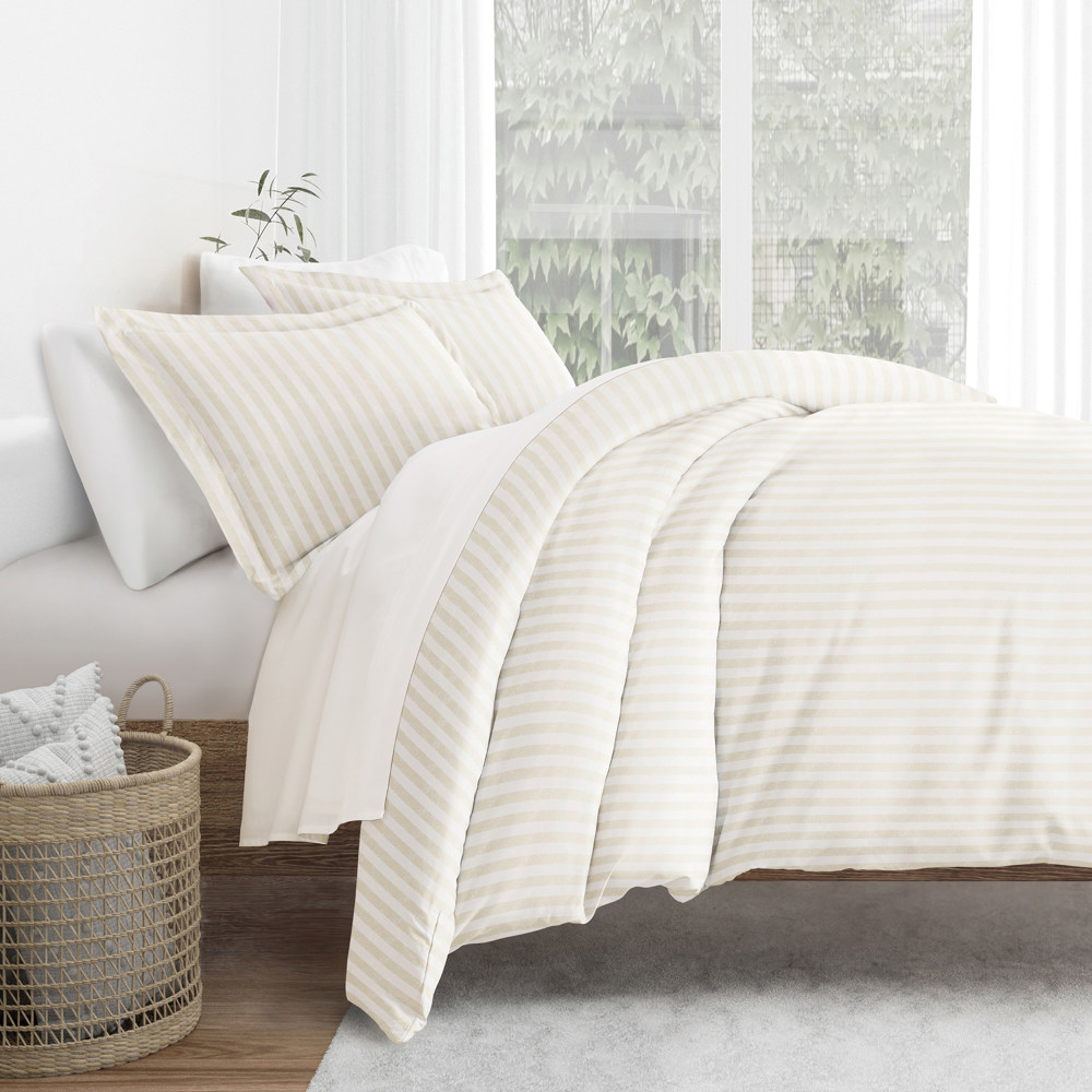 Patterned Soft Duvet Cover Bed Set - Striped Patterns