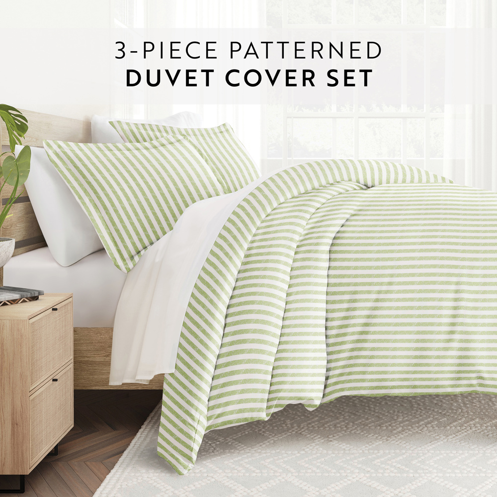 Patterned Soft Duvet Cover Bed Set - Striped Patterns