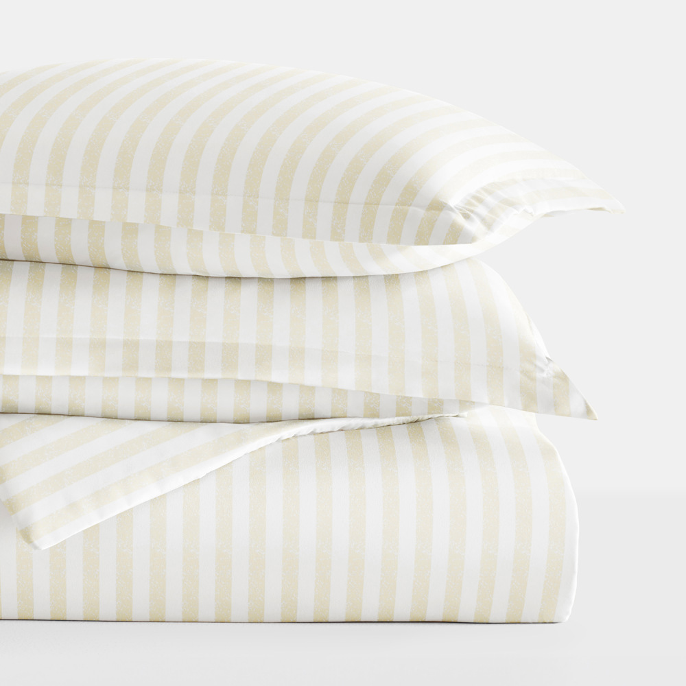 Patterned Soft Duvet Cover Bed Set - Striped Patterns