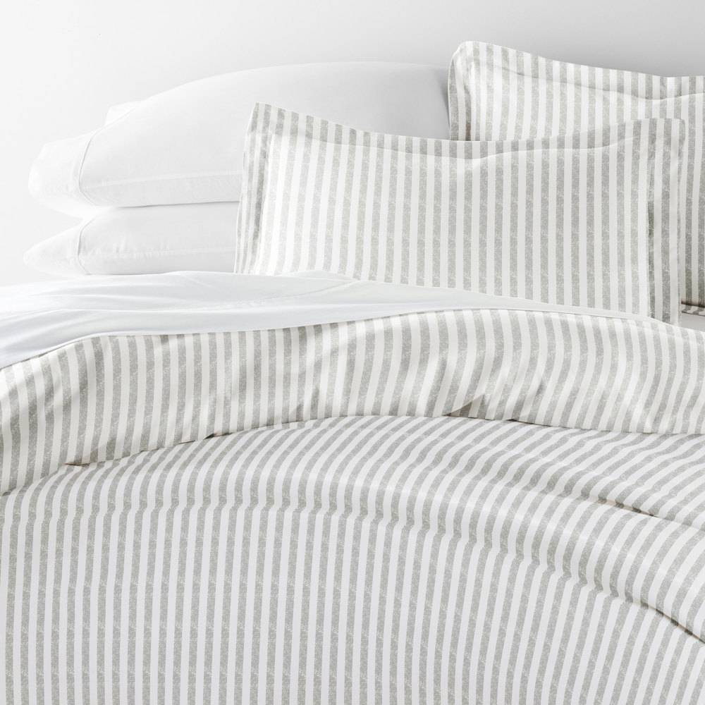 Patterned Soft Duvet Cover Bed Set - Striped Patterns