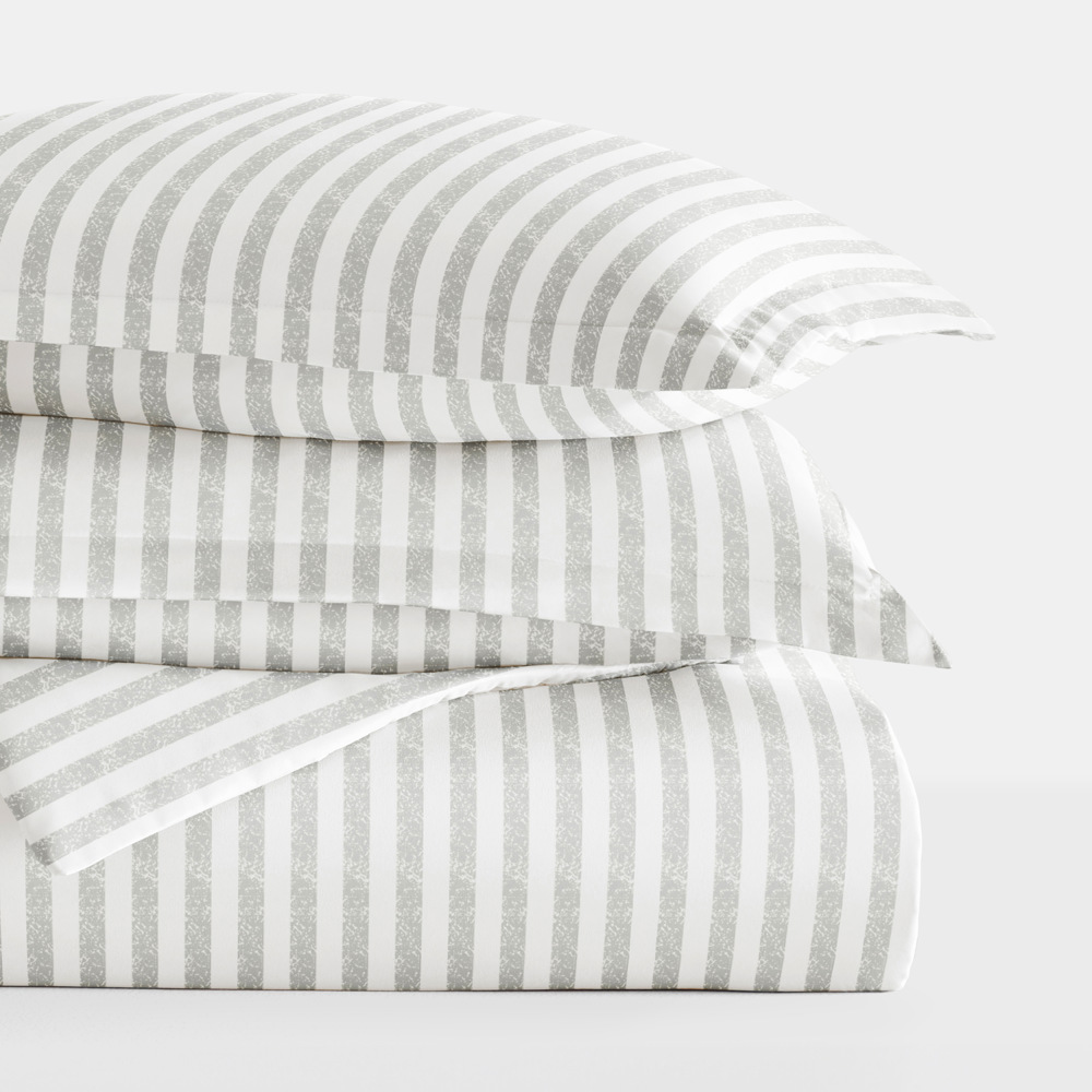 Patterned Soft Duvet Cover Bed Set - Striped Patterns