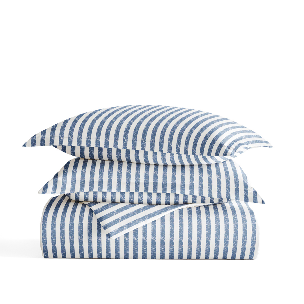 Patterned Soft Duvet Cover Bed Set - Striped Patterns