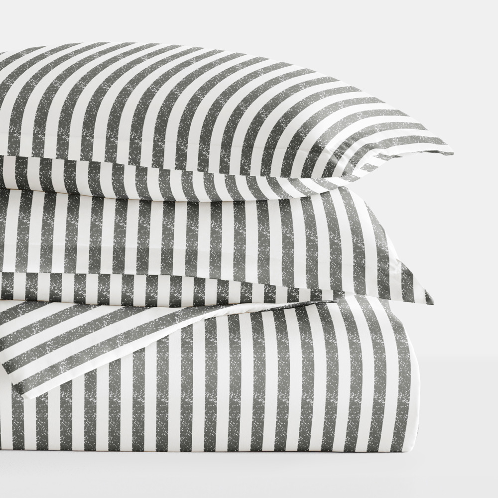 Patterned Soft Duvet Cover Bed Set - Striped Patterns