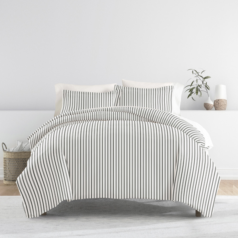 Patterned Soft Duvet Cover Bed Set - Striped Patterns