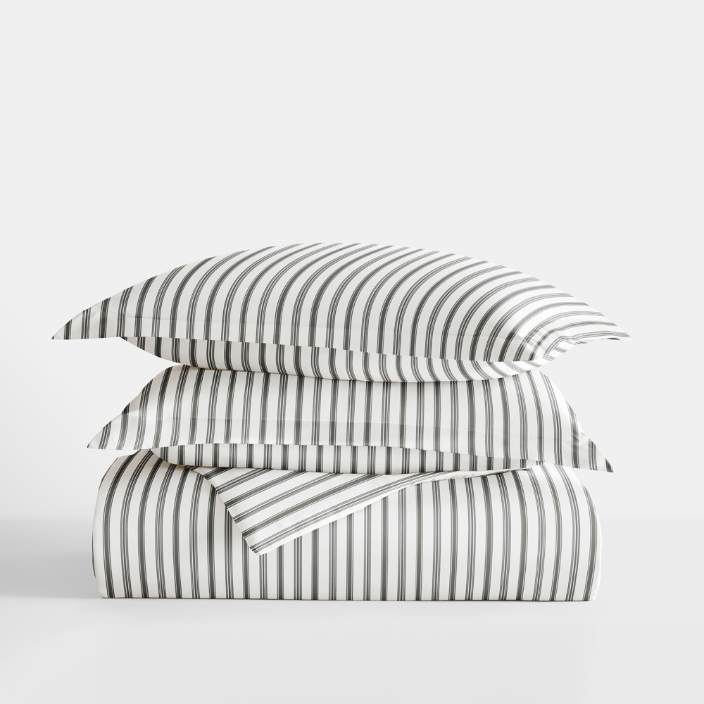 Patterned Soft Duvet Cover Bed Set - Striped Patterns