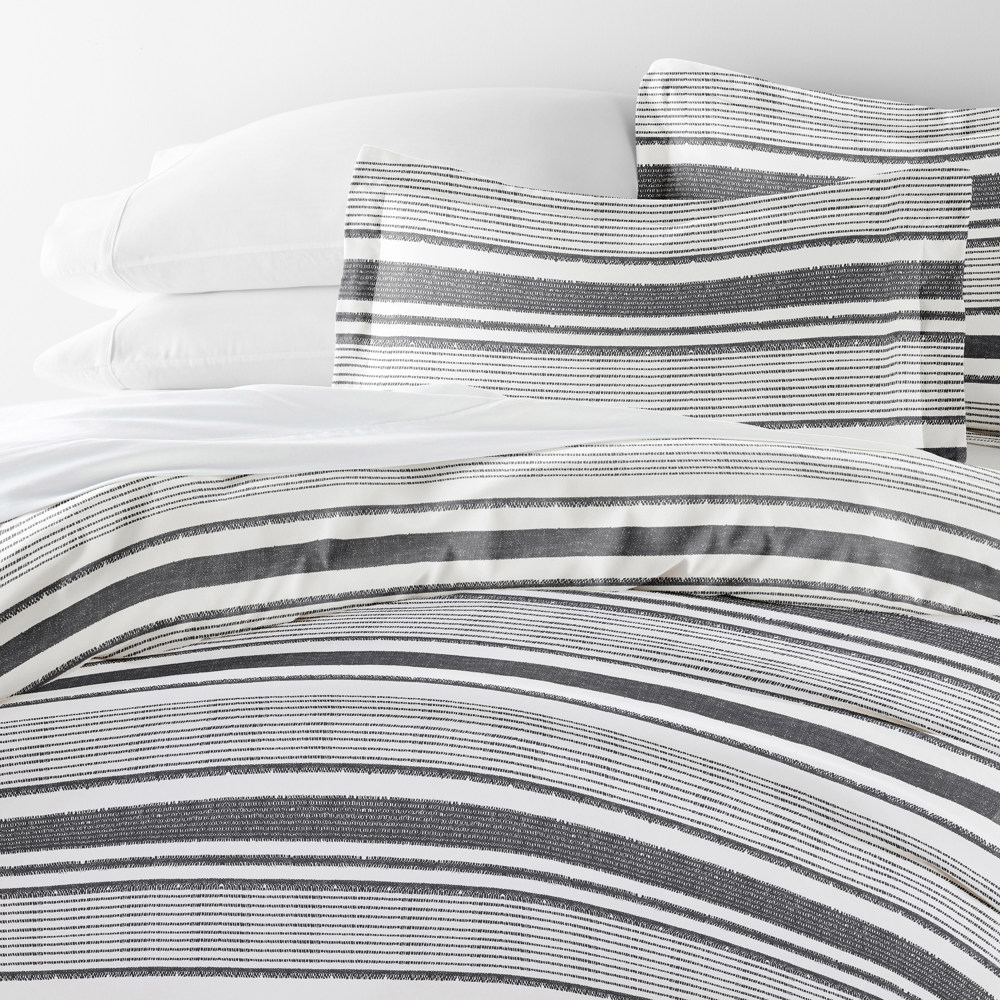 Patterned Soft Duvet Cover Bed Set - Striped Patterns